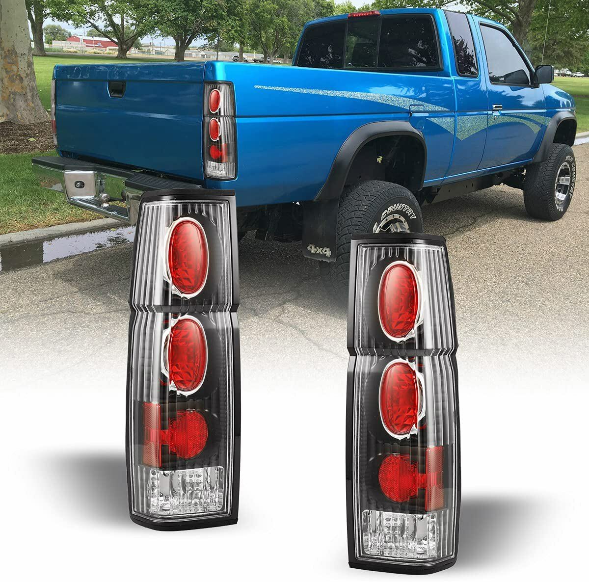 Pairs for 1986-1997 Nissan D21 Hardbody Pickup LED Tail Lights