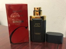 * 2010 * SANTOS DE CARTIER CONCENTREE  3.3 FL oz / 100 ML EDT Spray Batch #0FBA