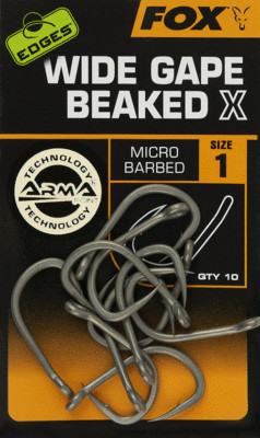 Fox Armapoint Wide Gabe Beaked X 1 2 4 Edges Karpfenhaken Arma Point Technologie