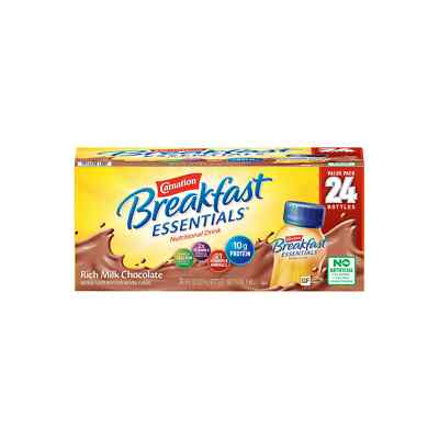 Carnation Breakfast Essentials Ready To Drink, Rich Milk Chocolate (8 oz. 24 pk