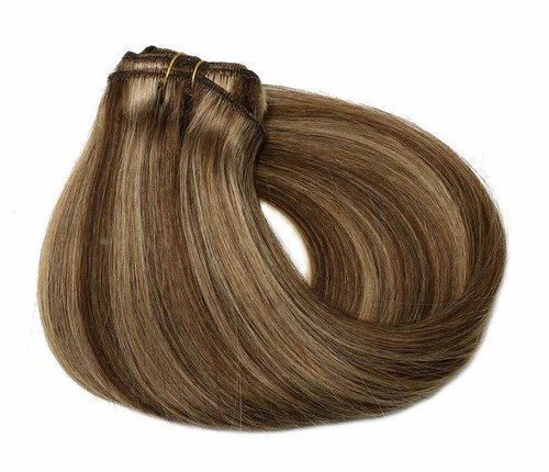 Sew In Hair Extensions Long To 28inch Weave Remy Human Hair Weft 100g Highlight - Picture 29 of 34