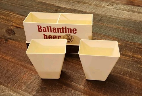 Ballantine Beer Swizzle Stick Foam Scraper Napkin Holder - Picture 8 of 9
