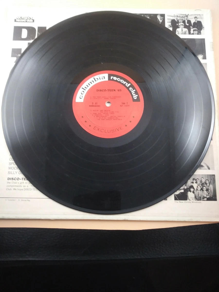 Disco Teen '65 LP Columbia - Includes Bob Dylan The Byrds The Yardbirds - Mono