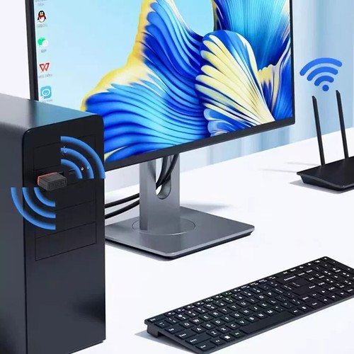 1000mbps Mini USB WiFi Dongle 802.11 B/G/N Wireless Network Adapter Laptop PC UK - Zdjęcie 3 z 6