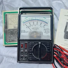 Micronta Range Doubler Multitester 22-204C 43 Ranges Complete In Box 50,000 Ohms