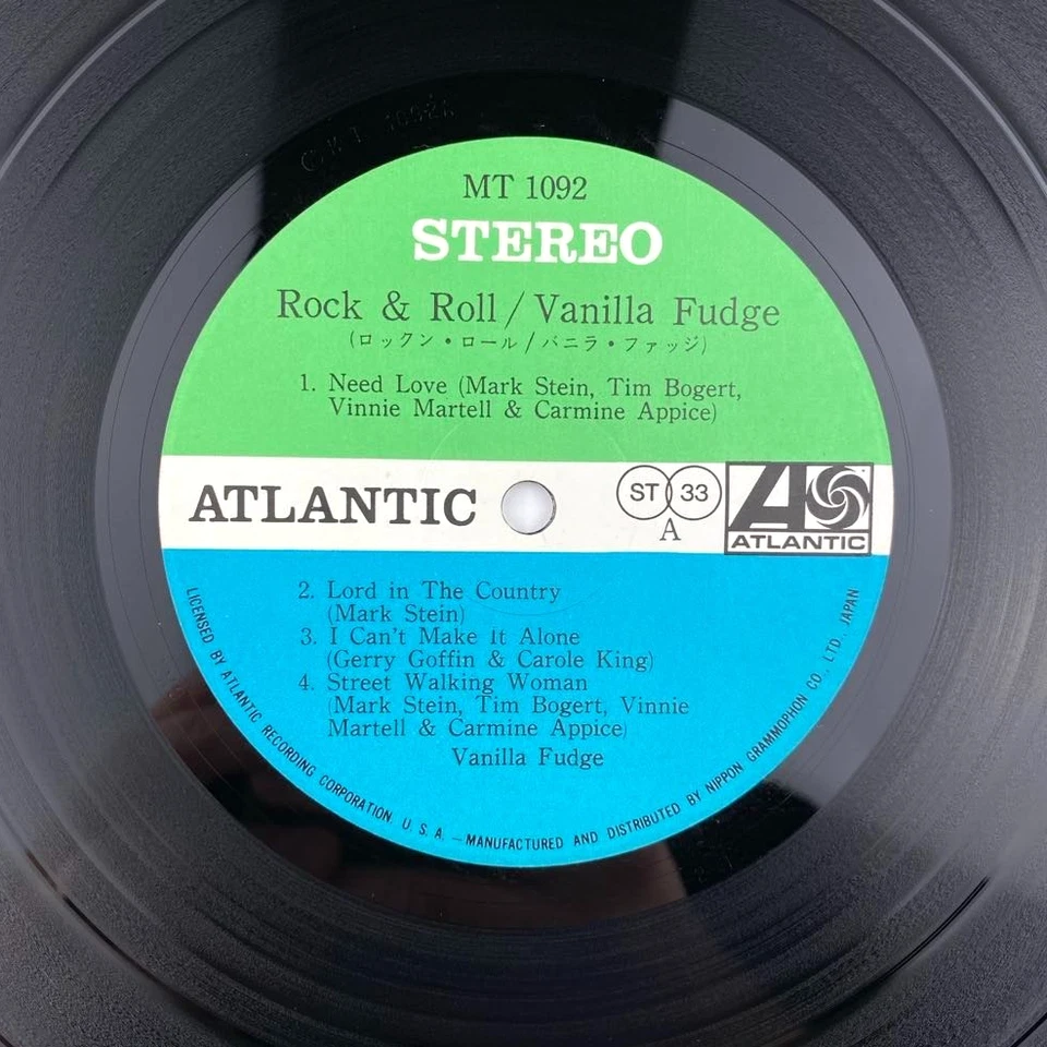 Vanilla Fudge Rock and Roll vinyl record LP Japan Import 60s Classic Rock NM M- - Image 3 of 4