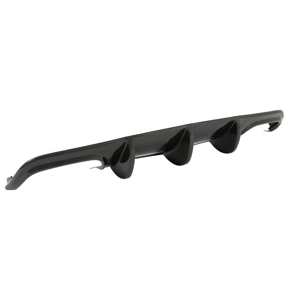 Carbon Fiber Print Rear Bumper Diffuser For 2008-2011 Mercedes W204 C-Class