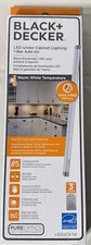 Black Decker Under Counter Lighting Motion Sensor 9inch Bar 1 ADD ON LIGHT LED