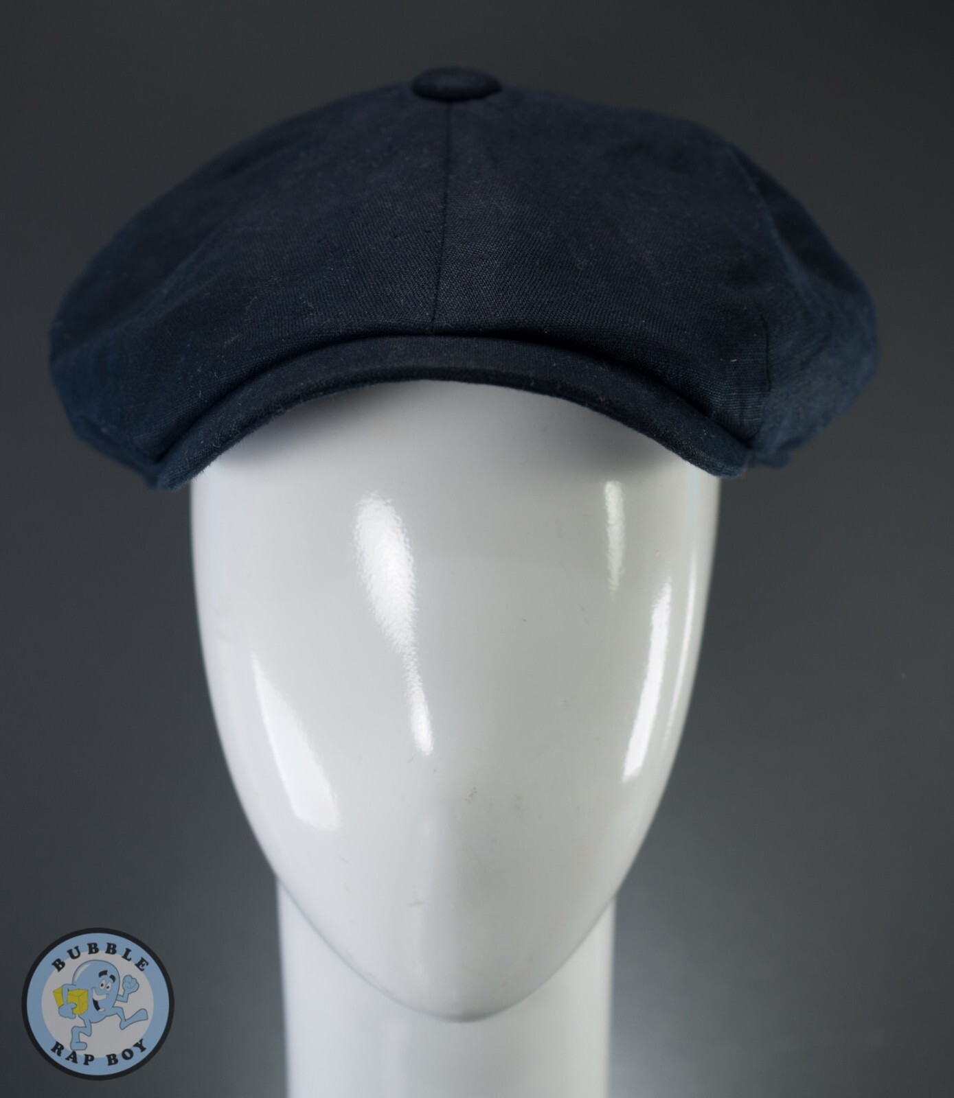 MARKS & SPENCERS 8 PANEL LINEN FLAT CAP BAKER BOY NEWSBOY PEAKY