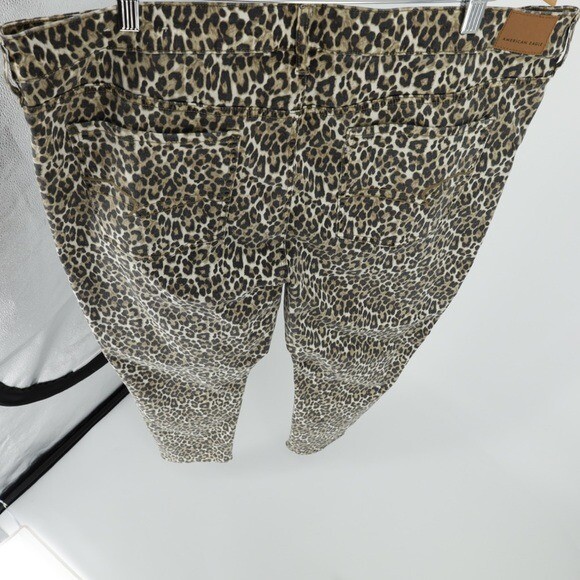NWOT AMERICAN EAGLE NEXT LEVEL STRETCH ANIMAL PRINT HI-RISE JEGGINGS SIZE 24 image 5
