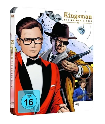 Kingsman - Teil: 2 - The Golden Circle (2017)[Blu-ray im Steelbook/Neu/OVP] - Bild 1 von 4