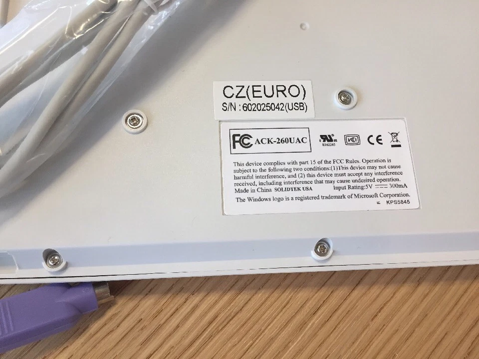 SimplyPlugo USB PS/2 Combo Czech Language Used on TV Show Grimm - Image 2 of 4