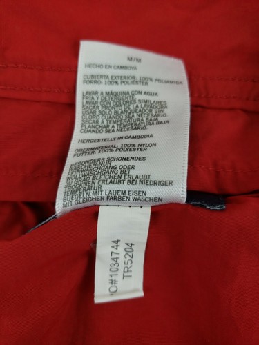 VINTAGE Nautica Shorts Mens Medium Red Swimming Trunks USA Sailing Adult A22 - Picture 10 of 10