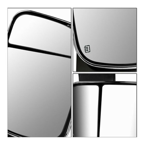 Power Heated LED Turn Signal Chorme Tow Mirrors for 2009-18 Ram w/ Temp Sensor - Imagen 4 de 14
