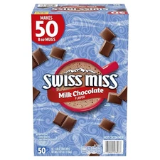 Swiss Miss Milk Chocolate Hot Cocoa Mix Packets - 50 ct (Pack of 1)