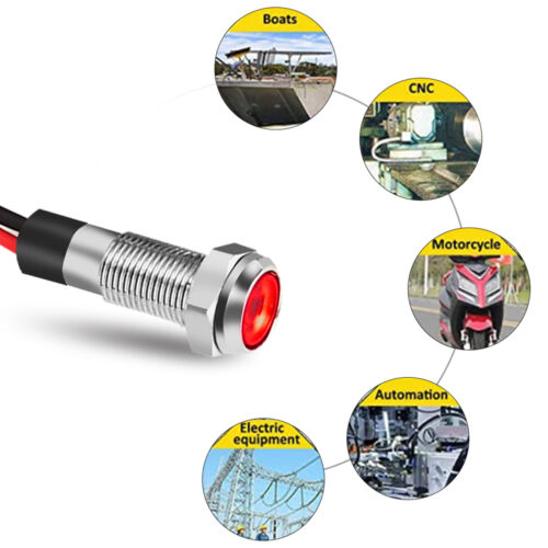 Kontrollleuchte 230v Ip65 Kontrollleuchte 220 Volt 5 Stück LED-Lampe IP66 6 Mm - Bild 9 von 11