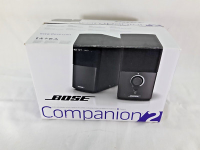 BOSE COMPANION 2 SERIES III MULTIMEDIA SPEAKER SYSTEM BLACK NEW IN OPEN BOX