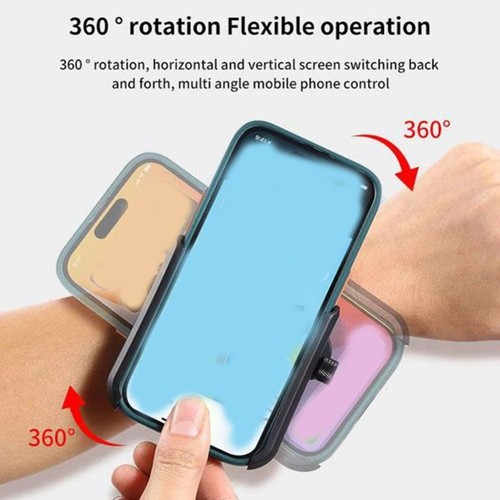 Adjustable Phone Armband Anti-slip Arm Band Brackets Outdoor Sports Bag - Zdjęcie 5 z 9
