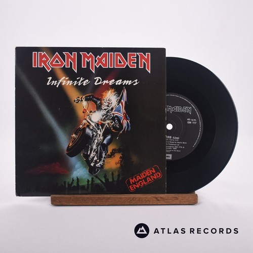 Iron Maiden - Infinite Dreams - 7" Vinyl Record - EX/VG+ - Picture 2 of 8