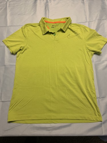 Nike Golf Mens Polo Shirt Large Dri-Fit 