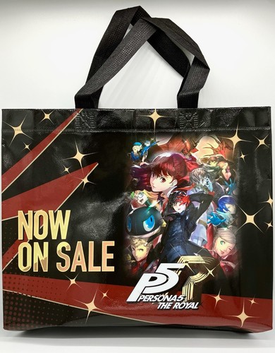 Persona 5 the Royal Hero Ren Joker Akechi Kasumi Leisure Bag Marui Palace Bonus - Picture 2 of 10