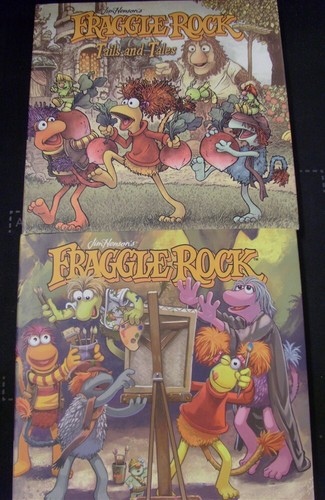 FRAGGLE ROCK VOL.1 2 ARCHAIA HC COMIC SET 1ST PRINT JIM HENSON 2010-2011 NM NEW!