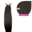 Tape-In Haarverlängerung 50 Cm – 100% Remy Echthaar, 10 Tressen à 2,5g, Farbe #4 Schokobraun
