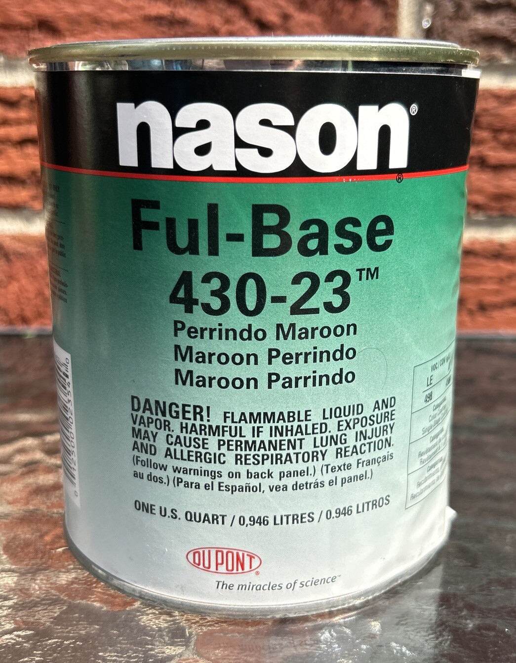 Axalta Coatings Nason 43023 Perrindo Maroon FulBase Tint Toner 1 Qt