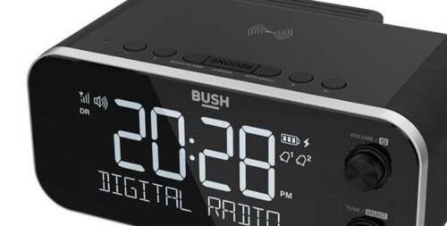 Bush DAB+ Clock Radio with Wireless Charging Dock and Dual Alarm (Radio Faulty) - Picture 6 of 8