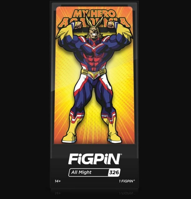 FIGPIN ALL MIGHT FLEX #326 MY HERO ACADEMIA 3'' ENAMEL COLLECTIBLE PIN BRAND NEW | eBay