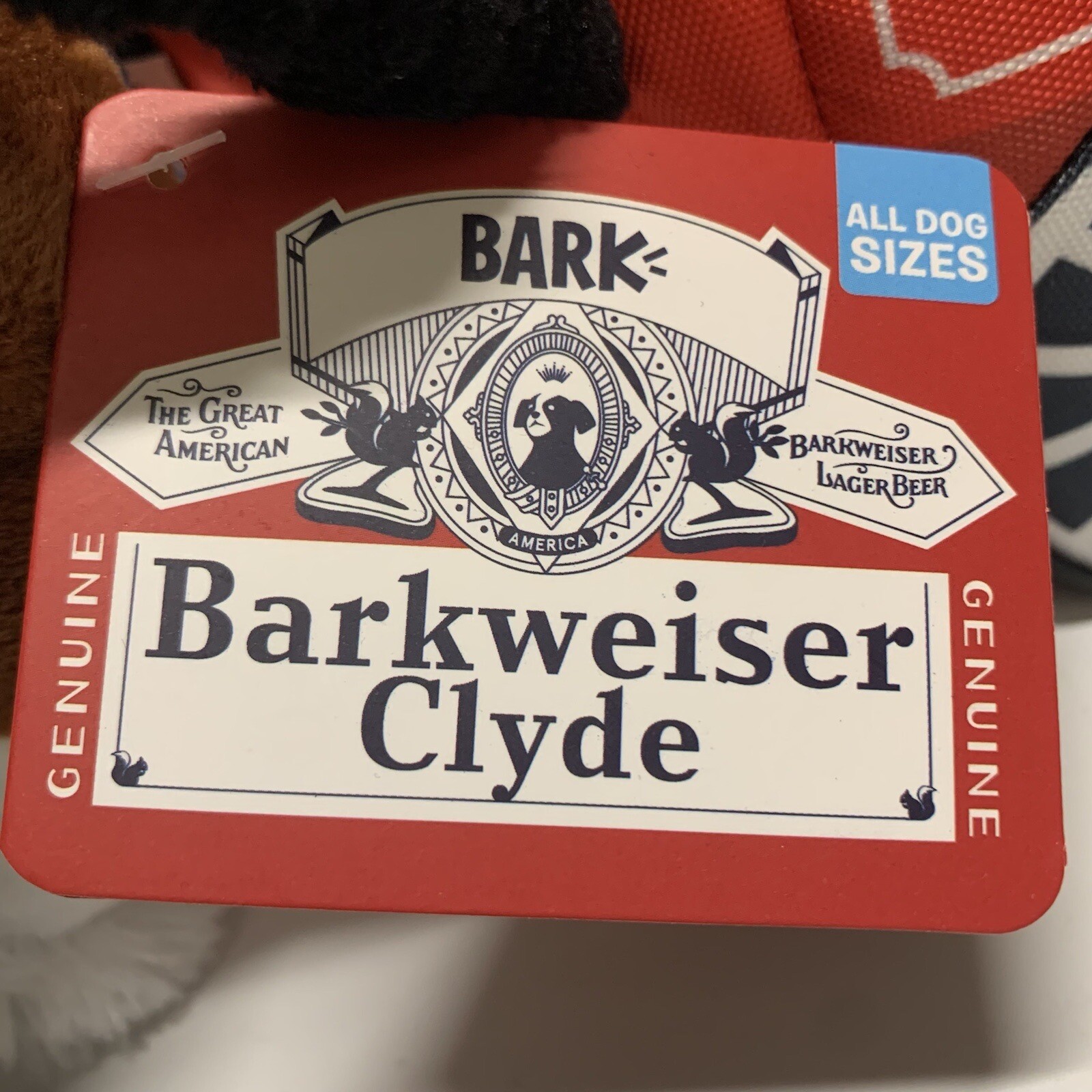 🐶 NWT Bark Box Dog Toy Barkweiser Clydesdale Horses Budweiser Beer