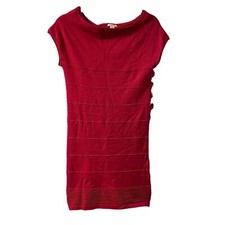 XHILARATION RED SWEATER DRESS WOMEN'S SIZE SMALL