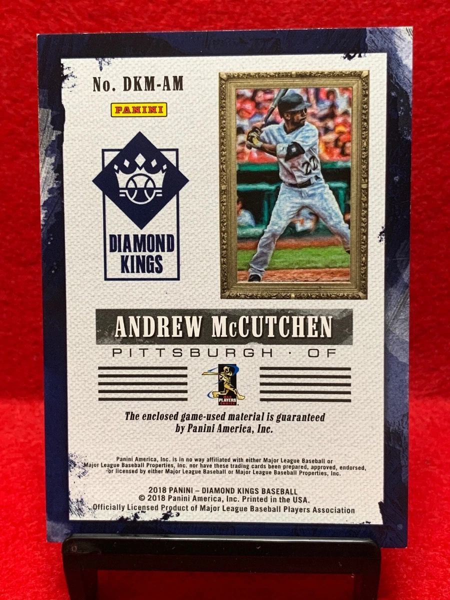 Andrew McCutchen “Camo” Jersey Relic~2018 Diamond Kings “DK