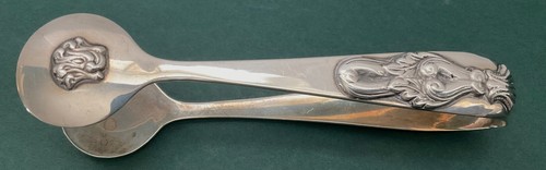Victorian Sterling Silver Tongs - Picture 2 of 4