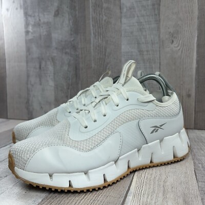 Reebok Zig Dynamica Women's Size 8.5 Running Shoes Athletic Sneakers Chalk White
