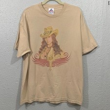 Cher Living Proof Tour 2003 Farewell Tour T-Shirt Crew Neck Double Sided sz XL