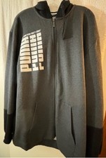 Puma Charcoal Zip Up Pullover - Hard to find 