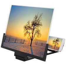 14 Inch Mobile Phone Screen Amplifier 3D Magnifying Glass Stand Magnifier HD Vid