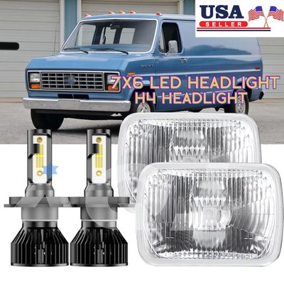 5''X7'' 7''x6'' LED Headlight For Ford E-100 E-150 E-250 E-350 E-450