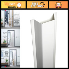 Child Safety Door Finger Pinch Guard Hinge Protector - White 2 Pack - Baby Saf