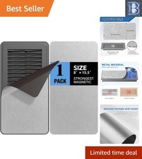 Magnetic Air Vent Covers 8.5" x 15" - Energy-Saving Comfort Solution in Grey