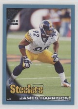 2010 Topps Blue 43/349 James Harrison #204 0c3