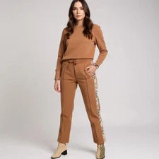 Scotch & Soda L'amour Toujours Taped Track Pants Brown S Sweatpants Casual