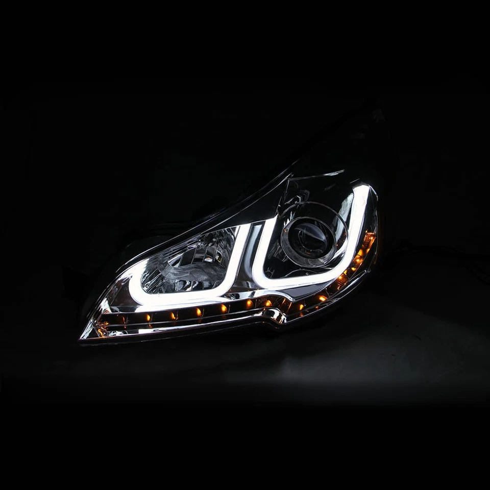 Juego de faros proyectores de lente transparente para Subaru Legacy 2010-2014 [negro] Foto 3 de 3