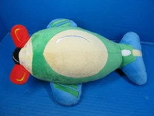 Mi Zone Kids Airplane Plush Stuffed Toy Travel Vehicle Planes Theme Decor 13"