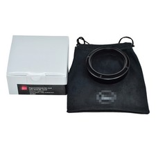 NEW OEM For Leica 19657 Q, Q2, Q3 Round Lens Hood E49, black anodized US STOCK