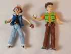 Lot of 2 Pokémon Figures Ash 1998 / Trainer Brock 2000
