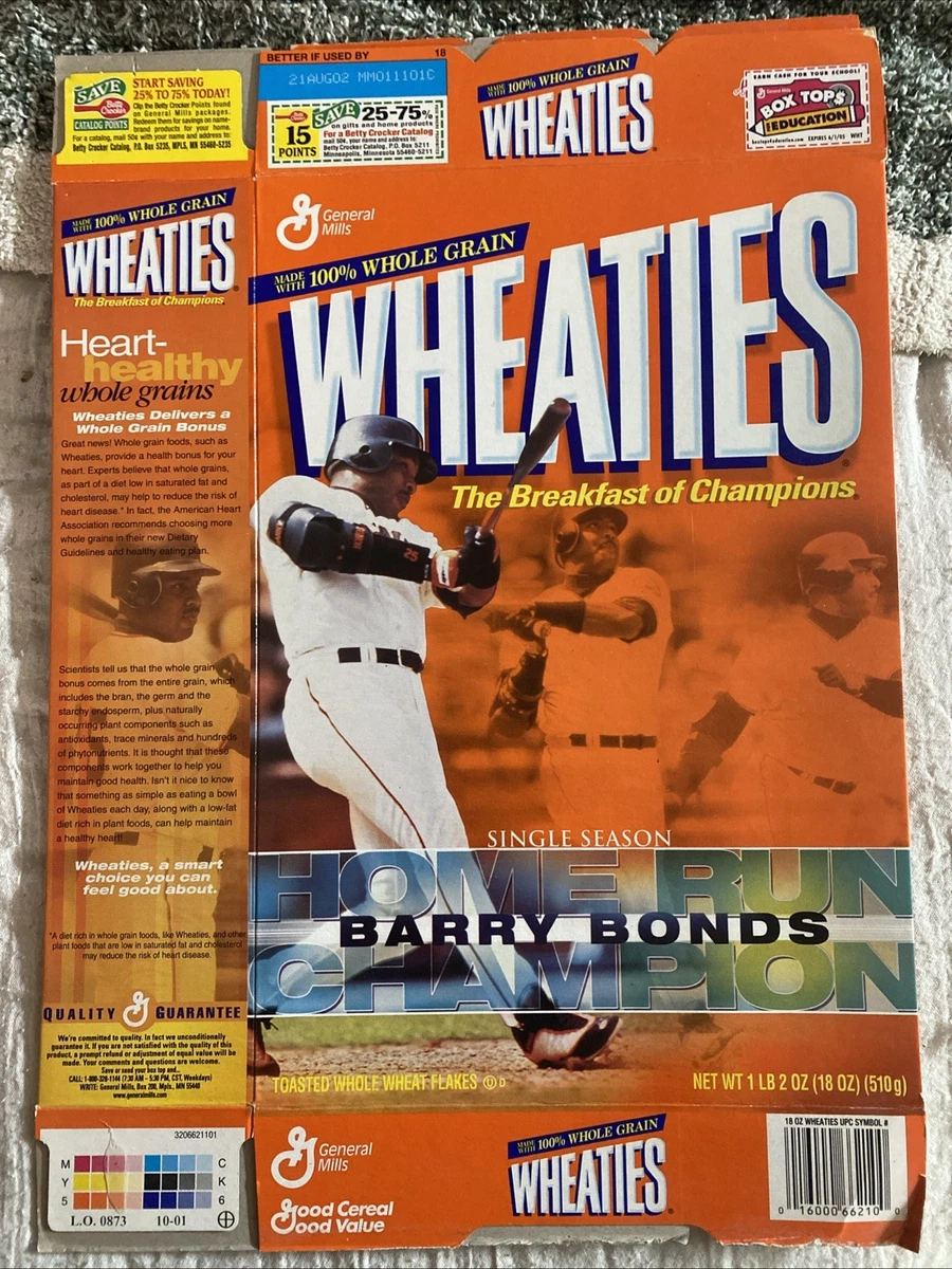 Barry Bonds Vintage Sports Cereal Boxes for sale | eBay