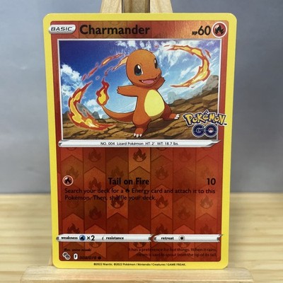 Charmander Pokemon GO Reverse Holo 008/078 LP