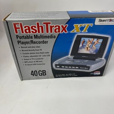 SmartDisk FlashTrax XT Silver ( 40 GB ) Digital Media Player Compact Flash NEW!